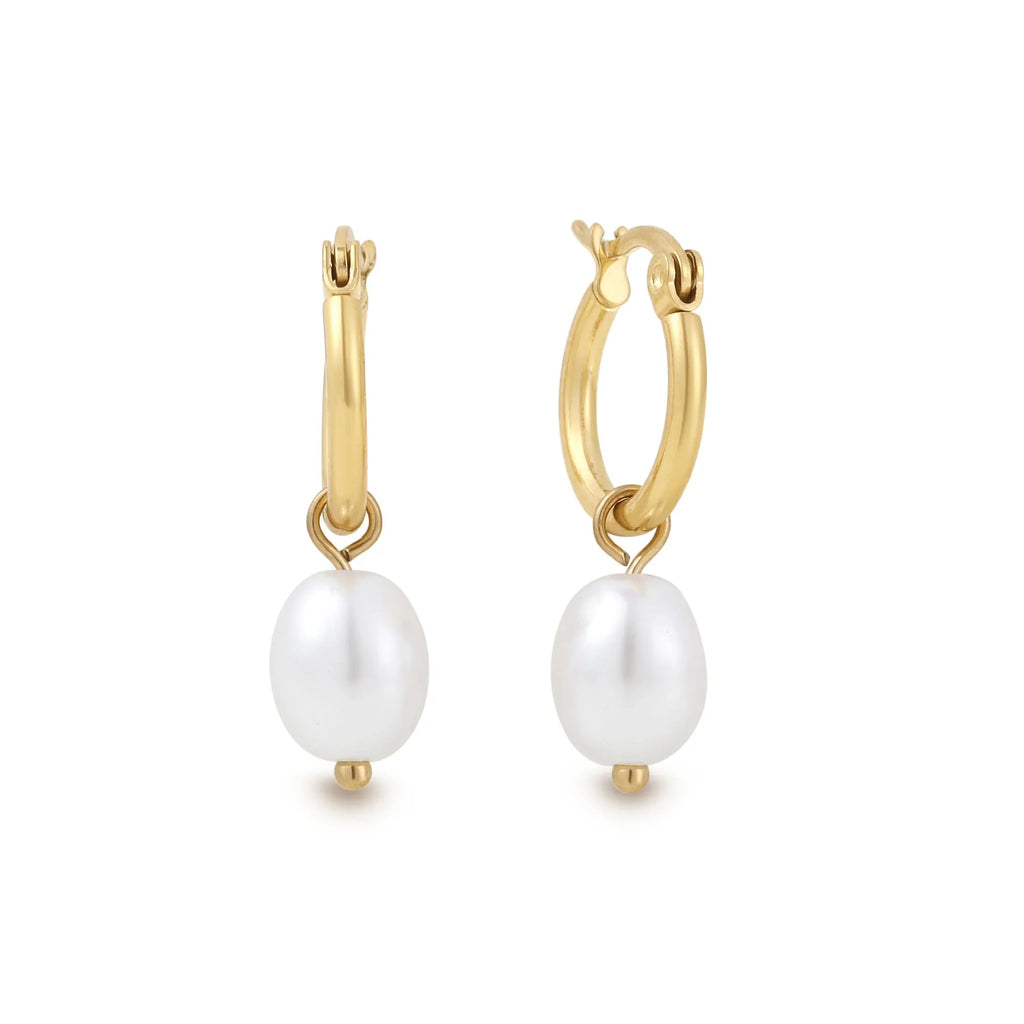 Freshwater Pearl Charm Earrings