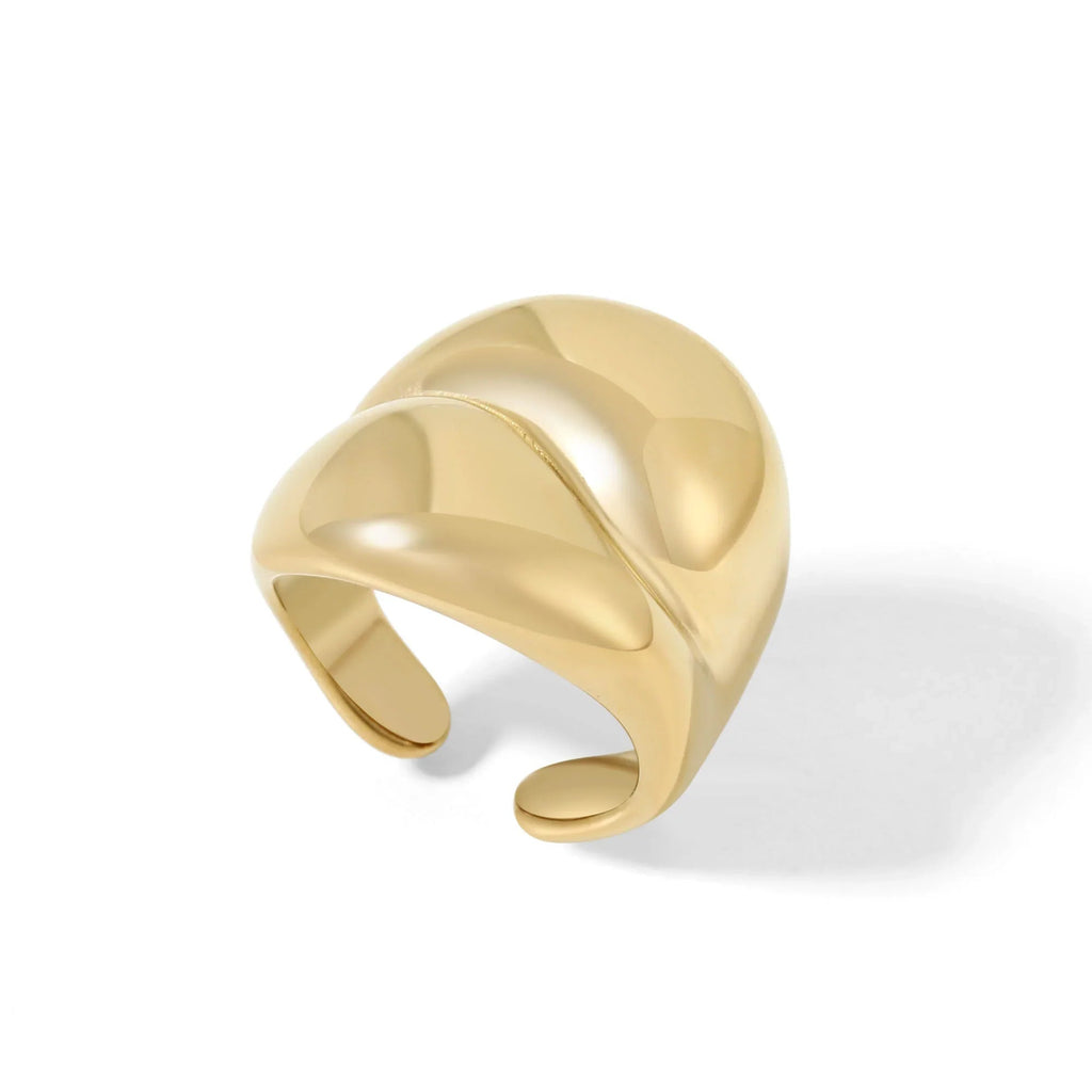 Crossover Dome Ring