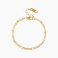 Double Satellite Chain Bracelet