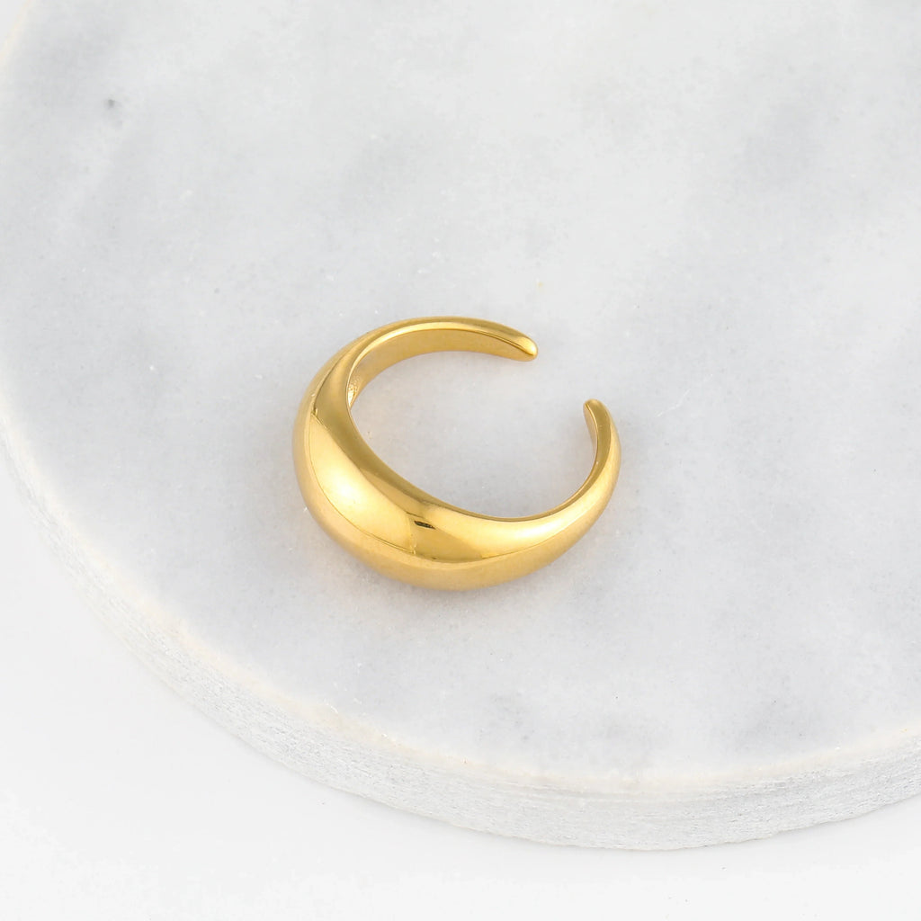 Slim Bold Dome Ring