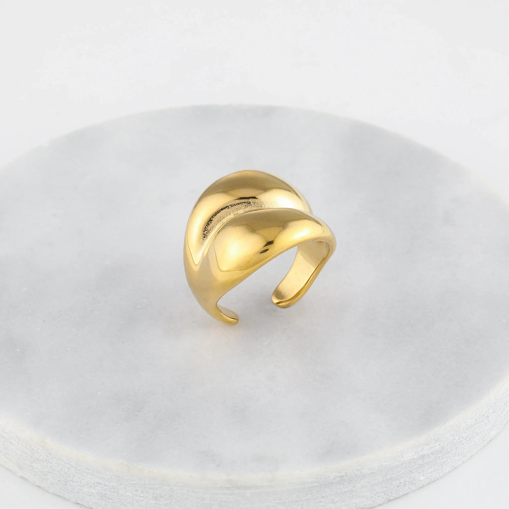 Crossover Dome Ring
