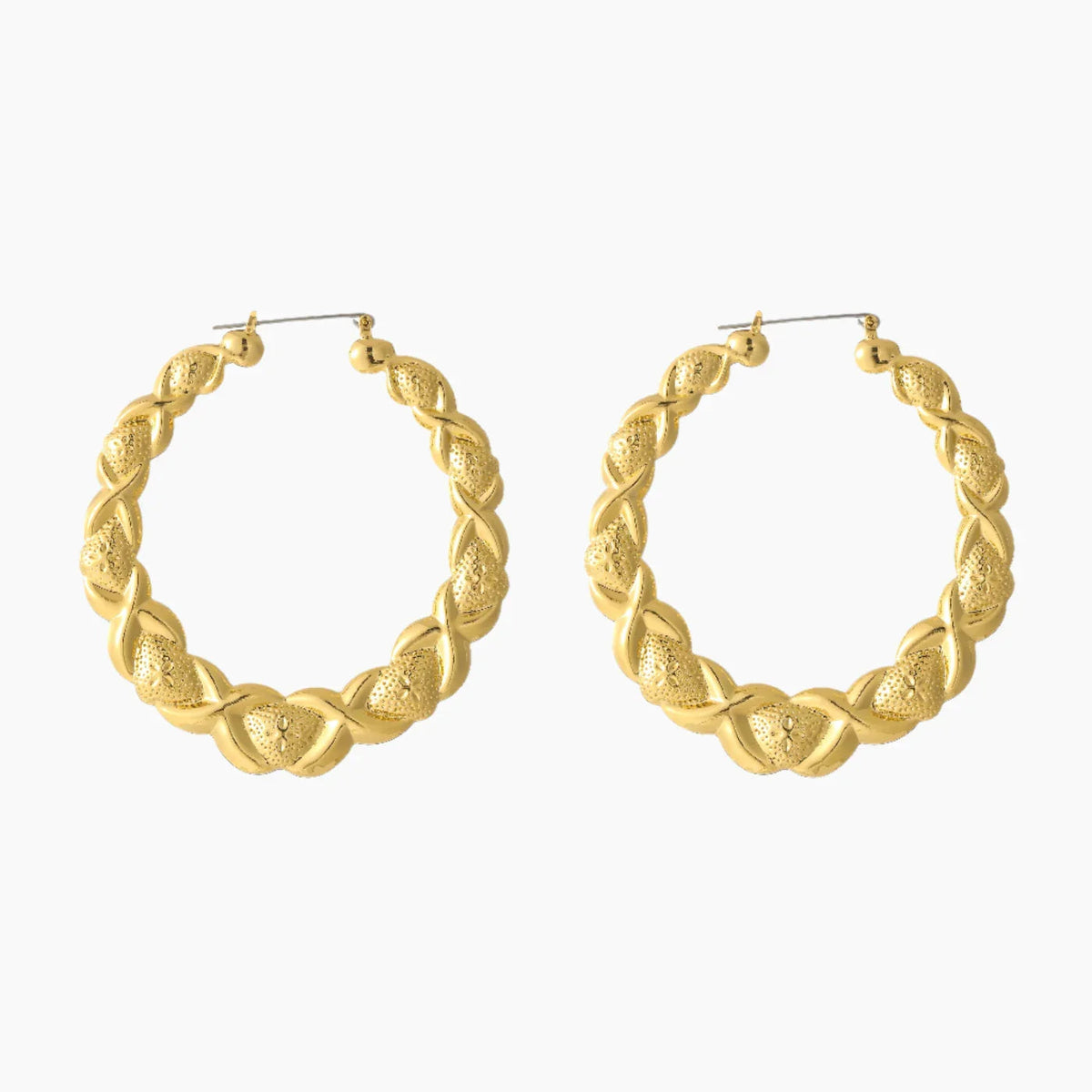 XOXO Hoop Earrings