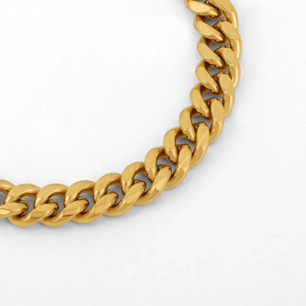 Mens Cuban Link Bracelet - 8mm