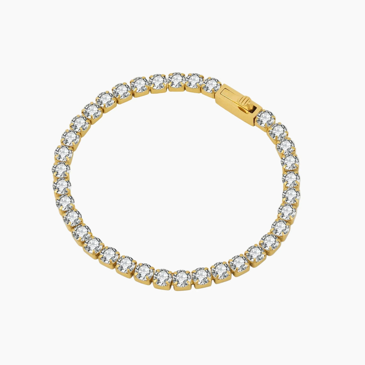 Mens Tennis Bracelet - 4mm