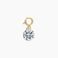 Solitaire Stone Charm