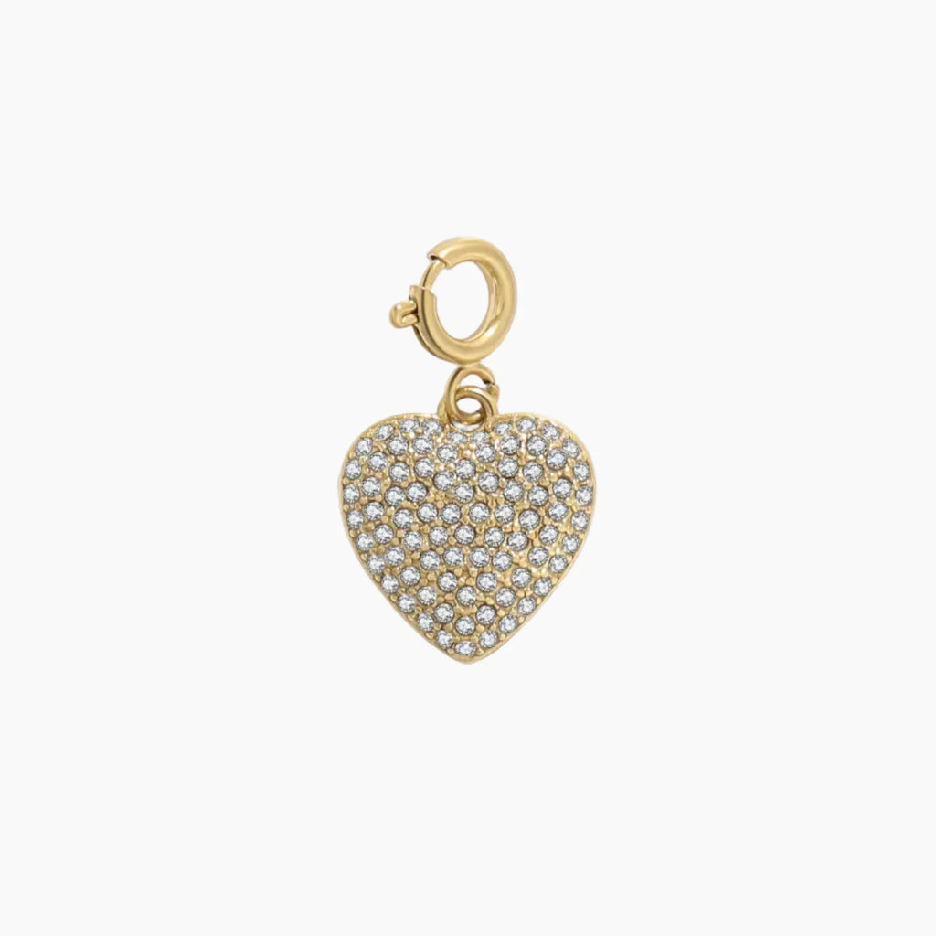 Iced Bubble Heart Charm