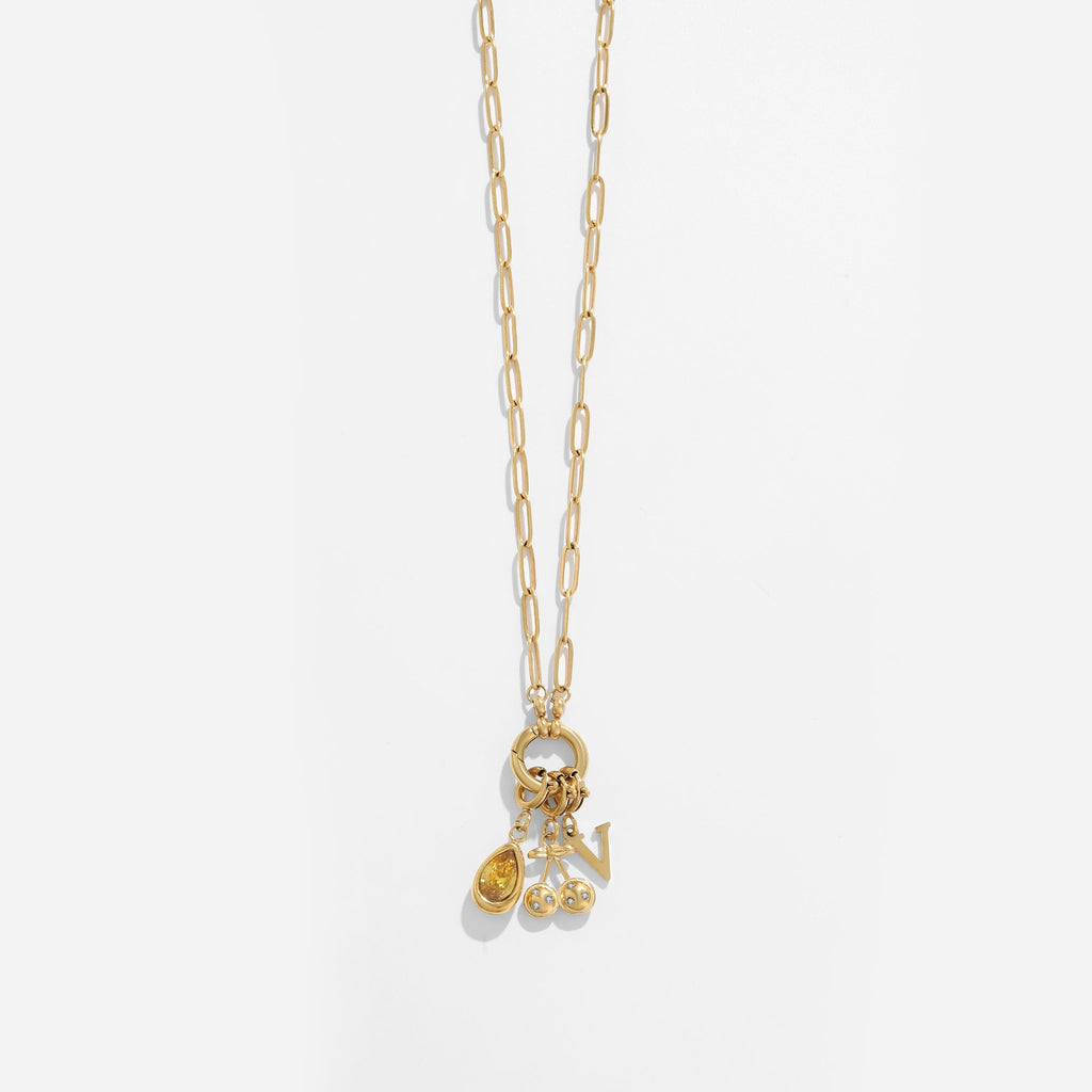Paperclip Charm Necklace