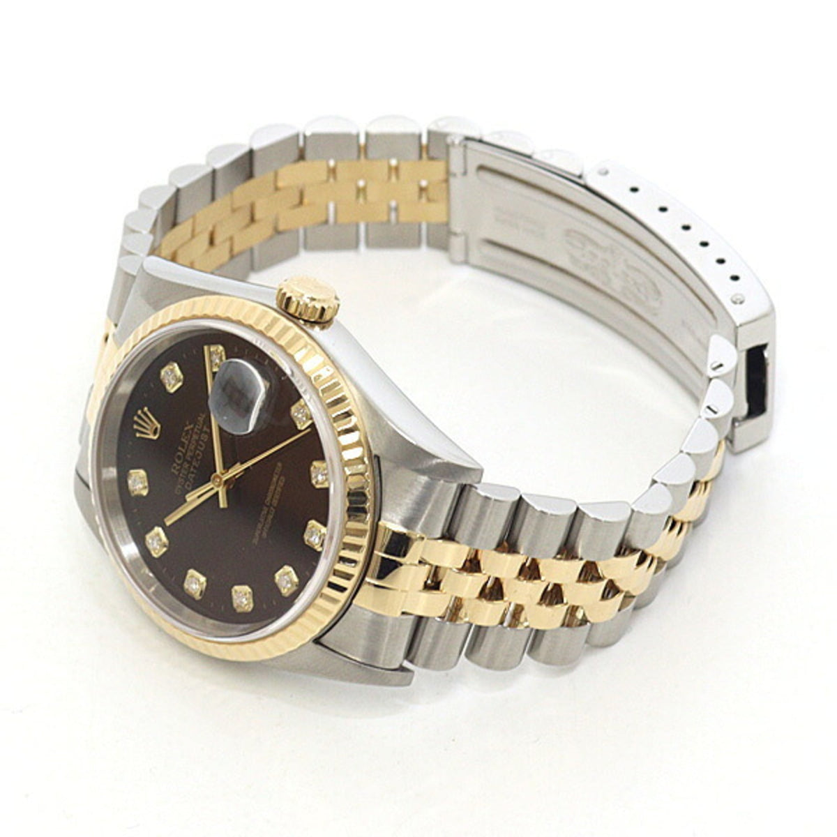 Rolex Stainless Steel yellow gold Wristwatch (Pre-Owned)