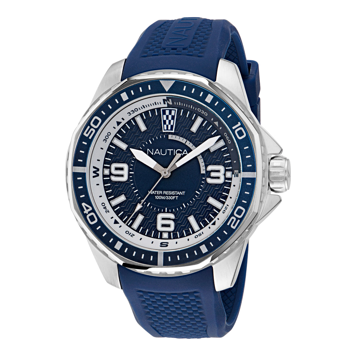 Nautica Koh May Bay 3-Hand Silicone Watch