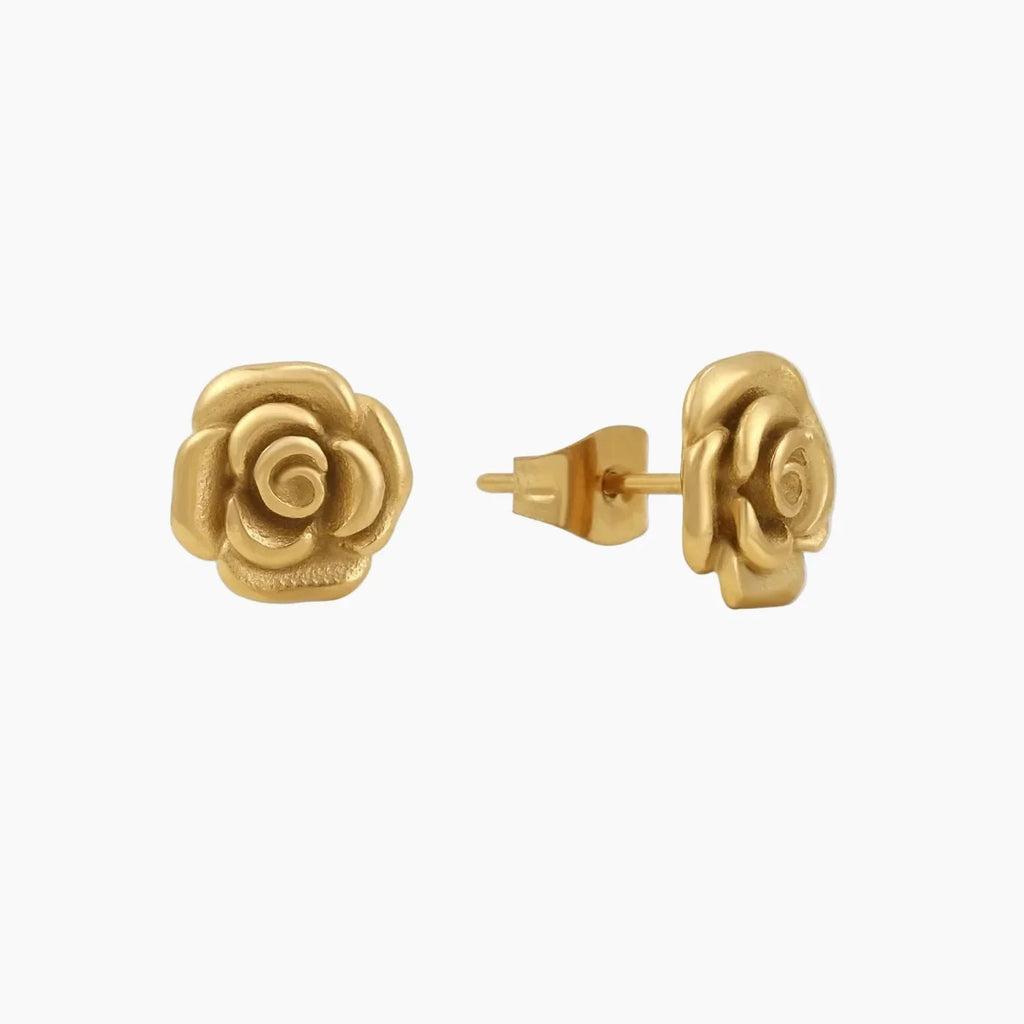 Rose Stud Earrings