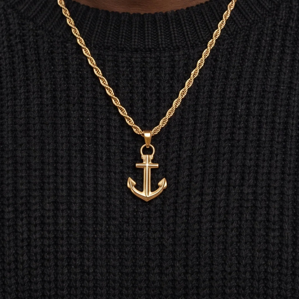 Anchor Pendant (Gold)