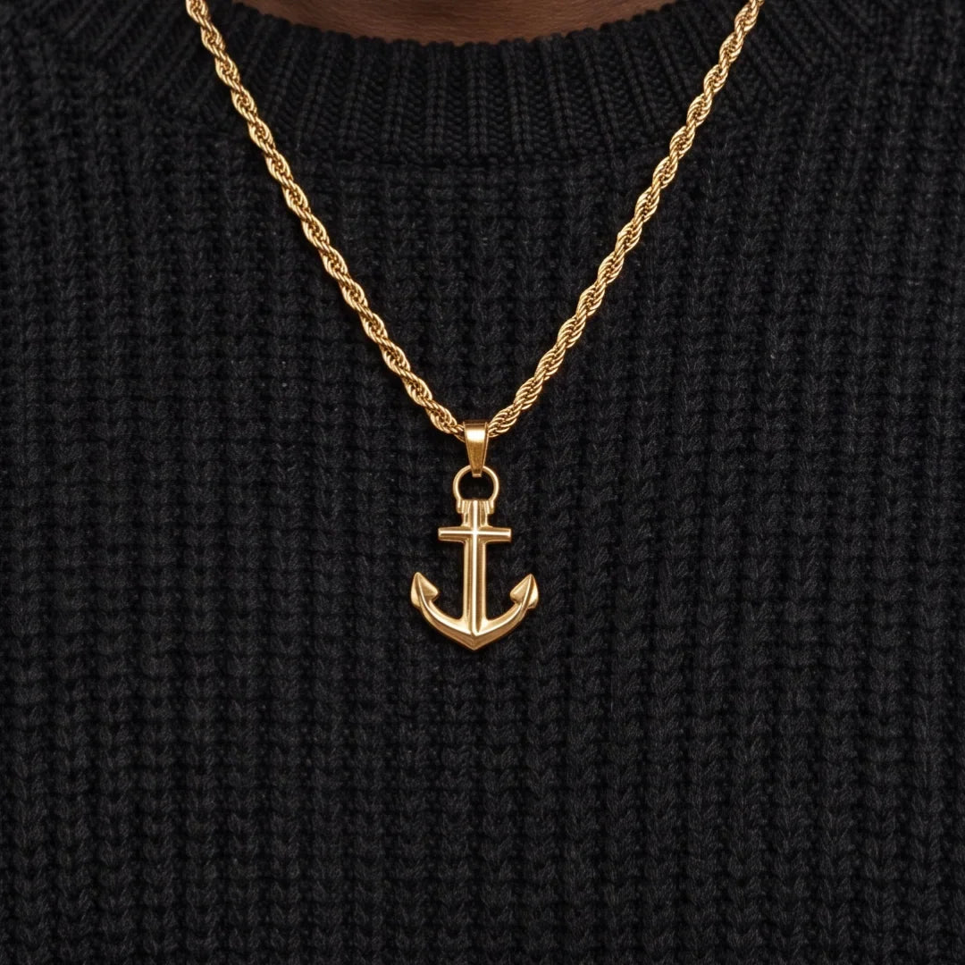 Anchor Pendant (Gold)
