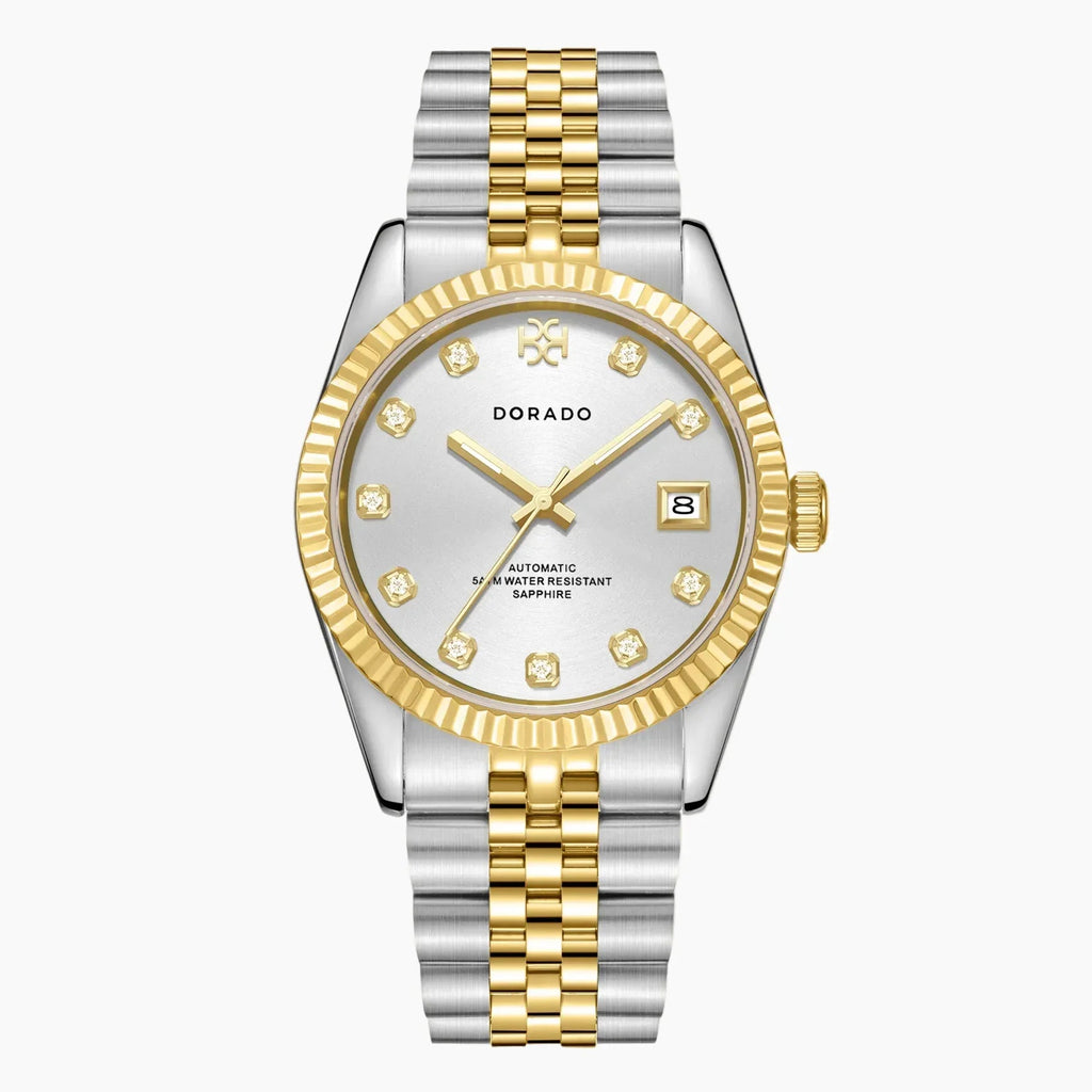 DORADO Two Tone Timeless Watch - Silver
