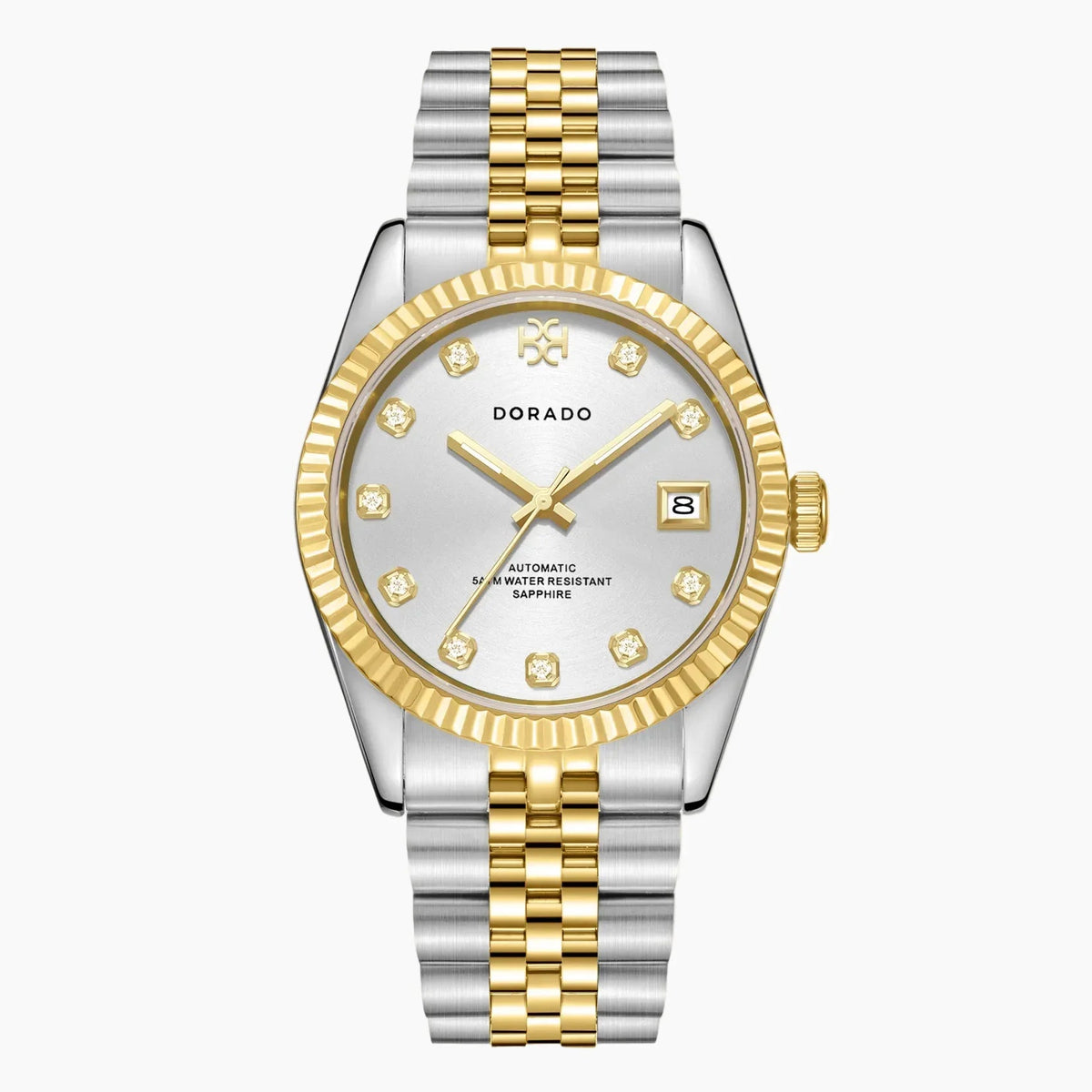 DORADO Two Tone Timeless Watch - Silver