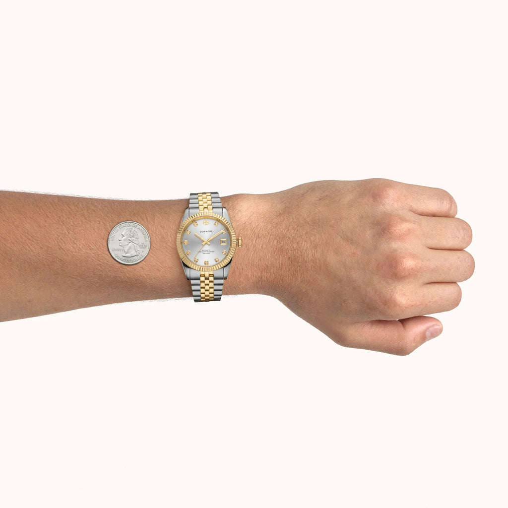 DORADO Two Tone Timeless Watch - Silver