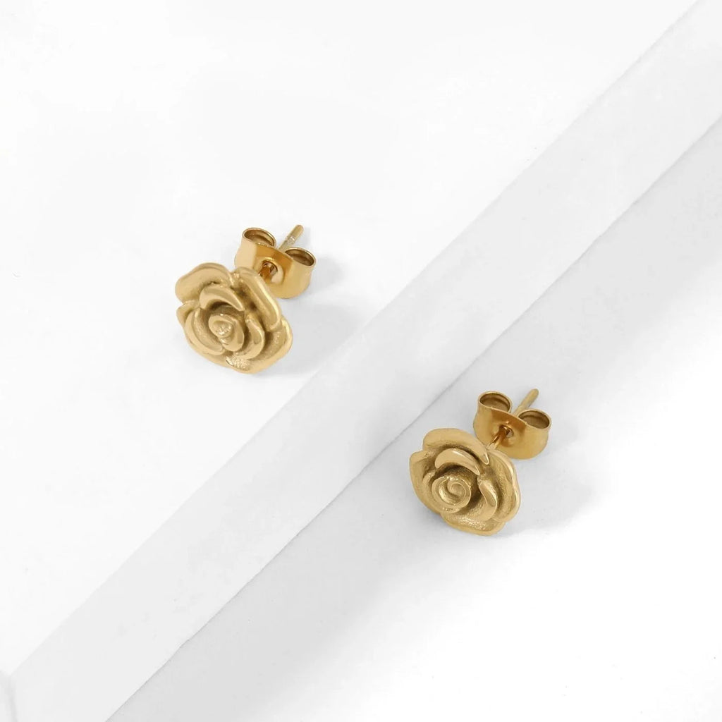 Rose Stud Earrings