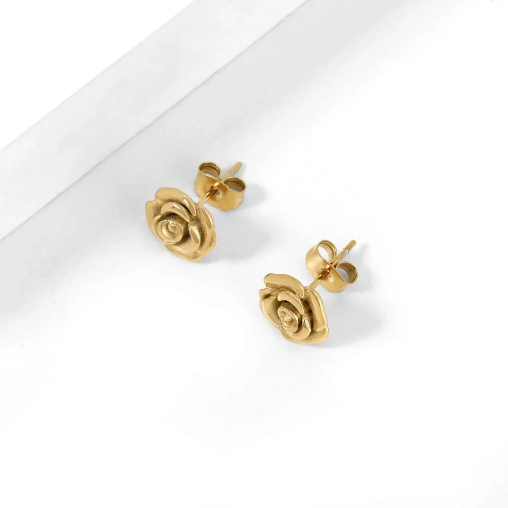 Rose Stud Earrings