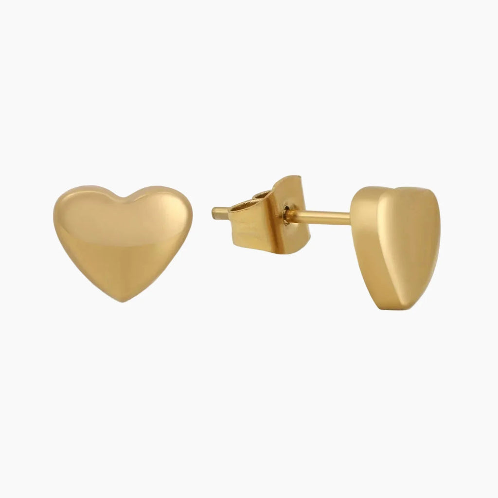 Heart Stud Earrings