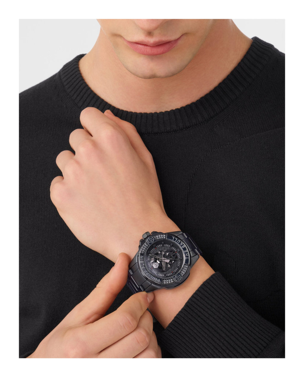 The $kull Chrono Silicone Watch