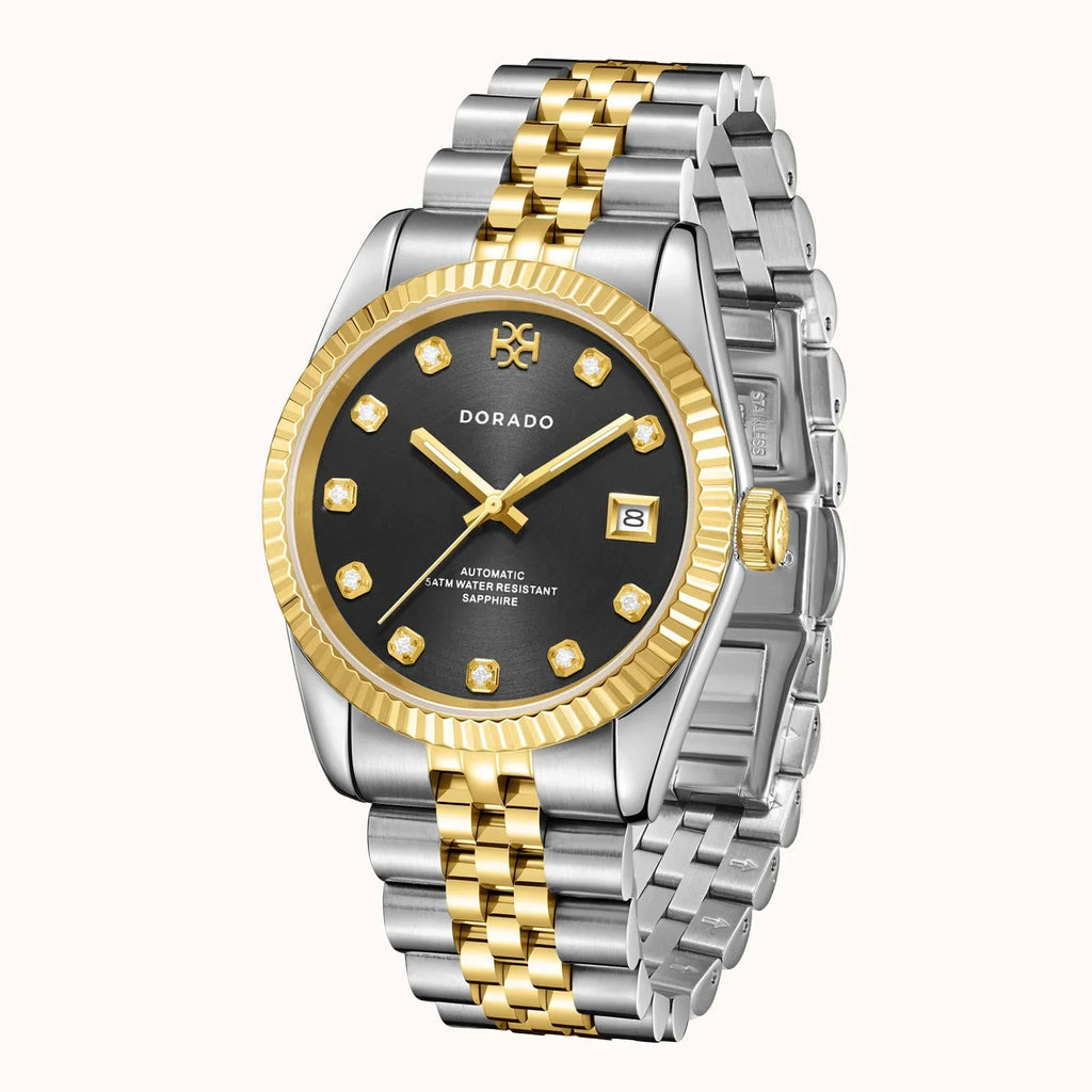DORADO Two Tone Timeless Watch - Black