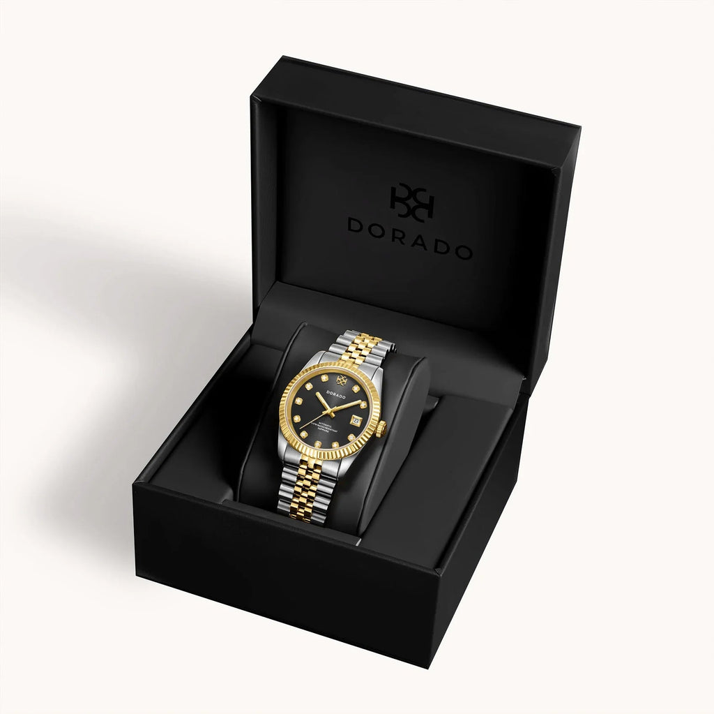 DORADO Two Tone Timeless Watch - Black