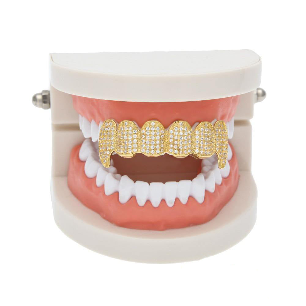 Official Limited Gold-Plated  Micro-inlay CZ Grillz