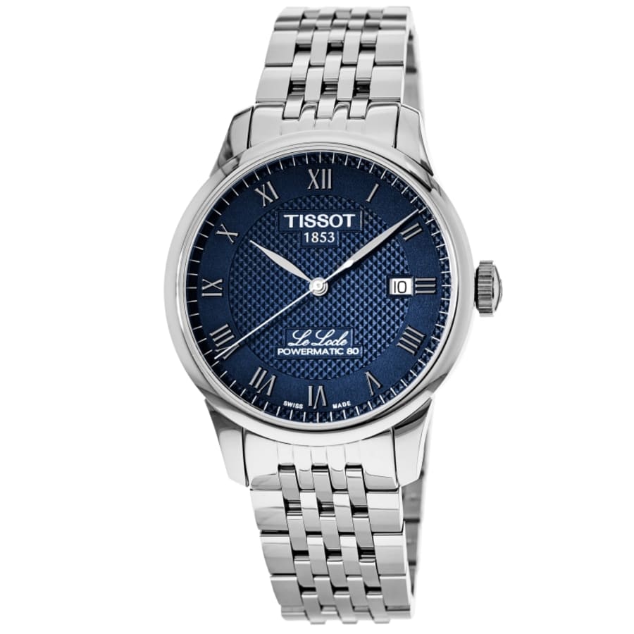 Tissot Le Locle Powermatic 80 Blue Dial Stainless Steel Men's Watch T006.407.11.043.00