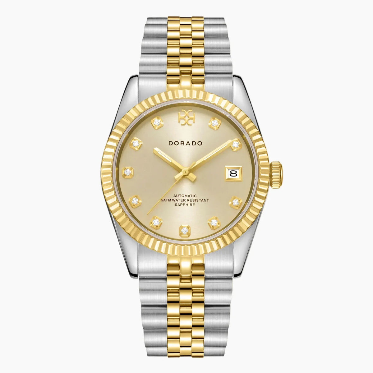 DORADO Two Tone Timeless Watch - Gold