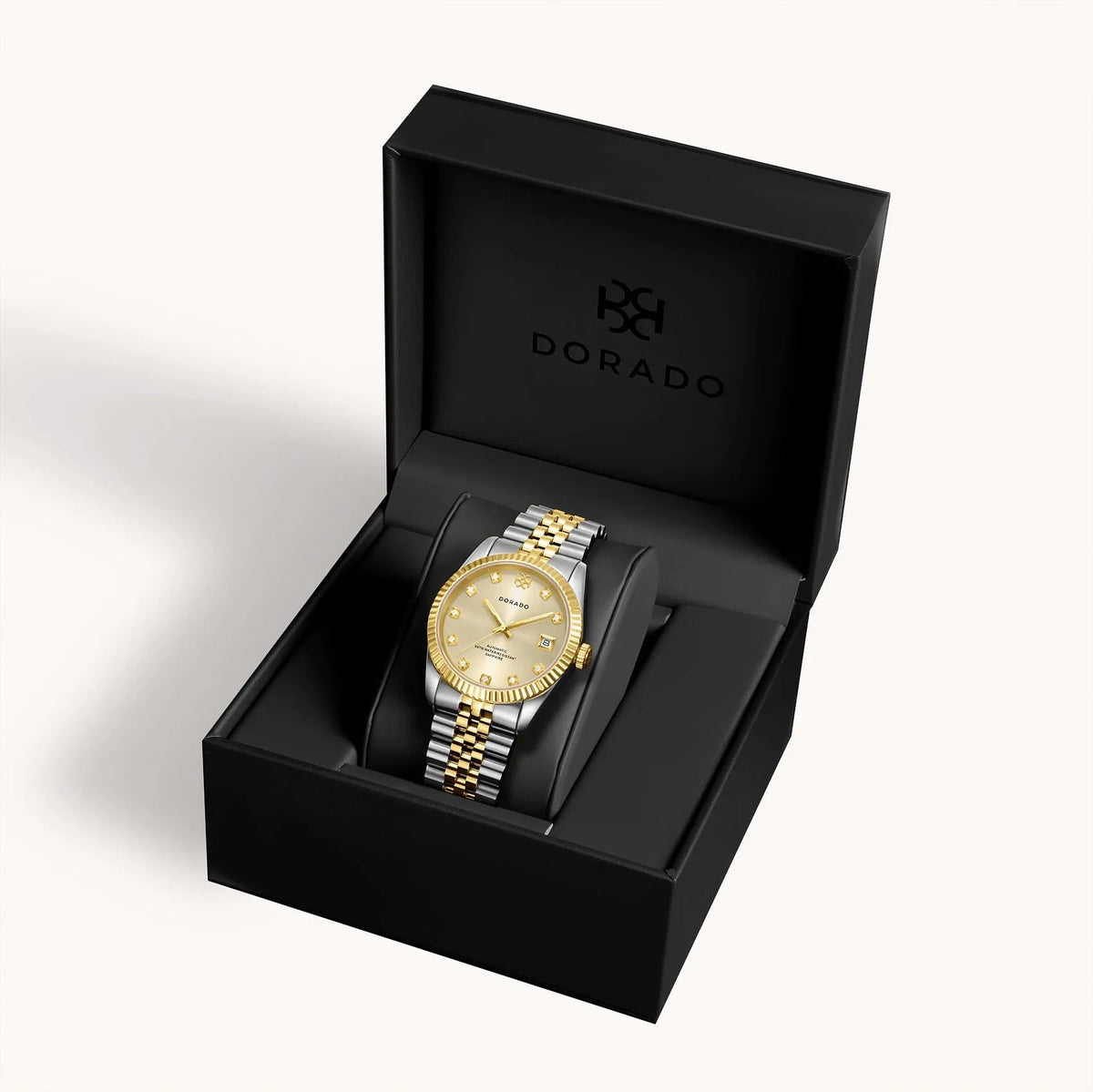 DORADO Two Tone Timeless Watch - Gold