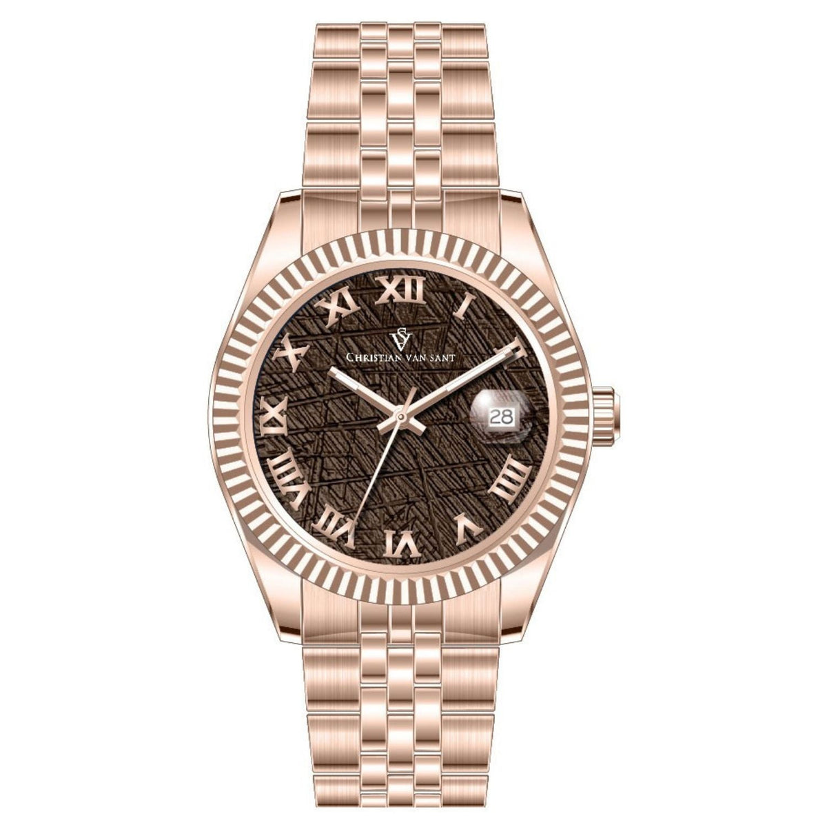 Christian Van Sant Men's Stellar Black Dial Watch