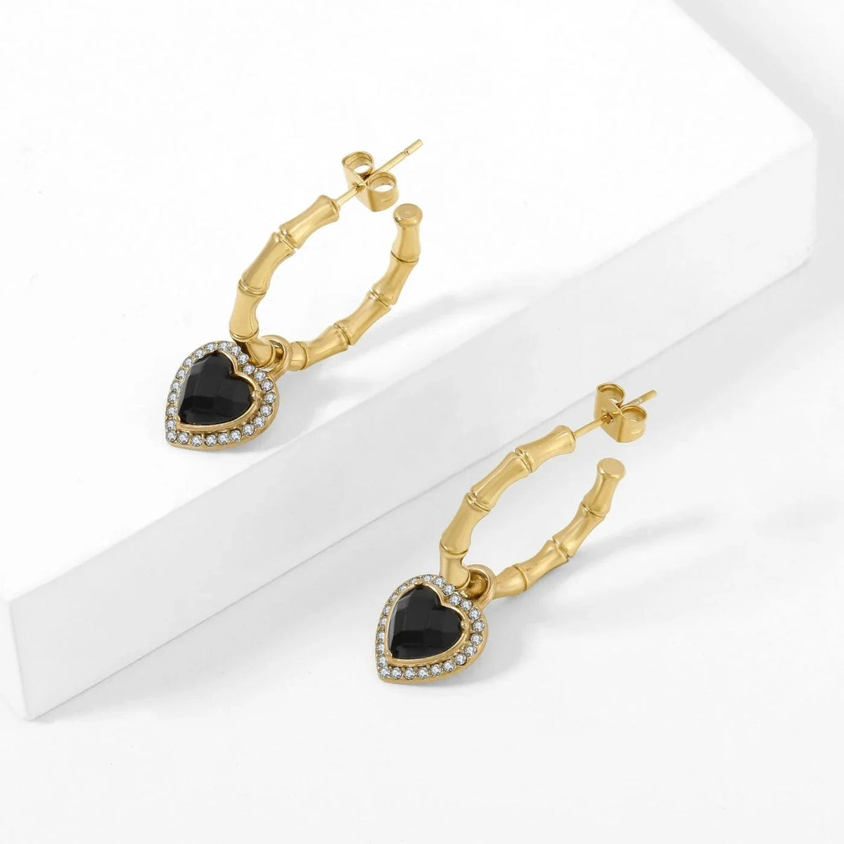 Heart Hoop Earrings