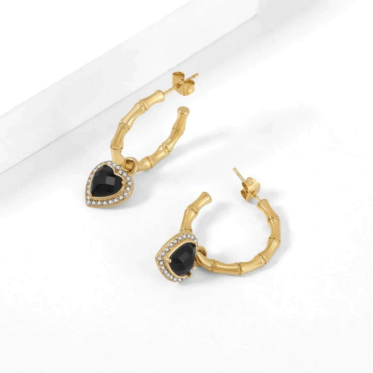 Heart Hoop Earrings