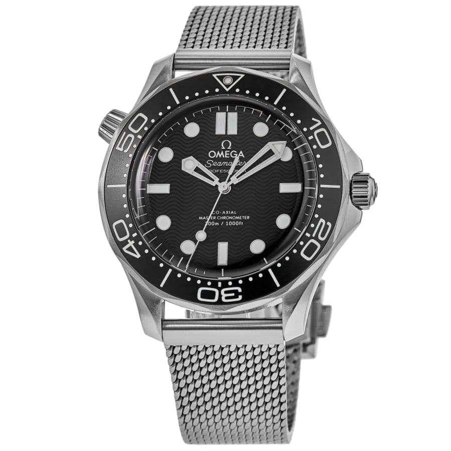 Omega Seamaster Diver 300M Black Dial No Date Steel Men's Watch 210.30.42.20.01.010