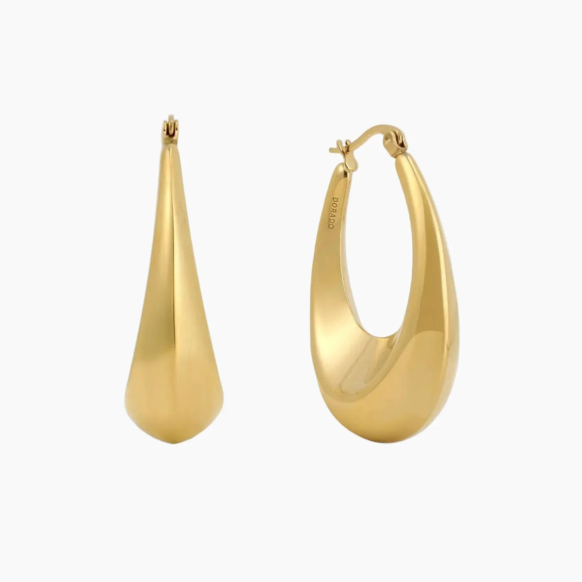 Teardrop Hoop Earrings