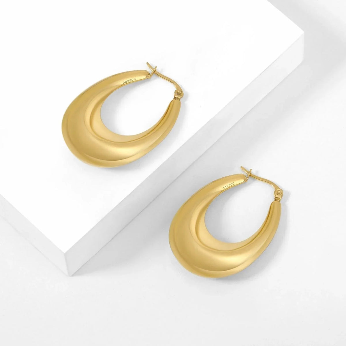 Teardrop Hoop Earrings
