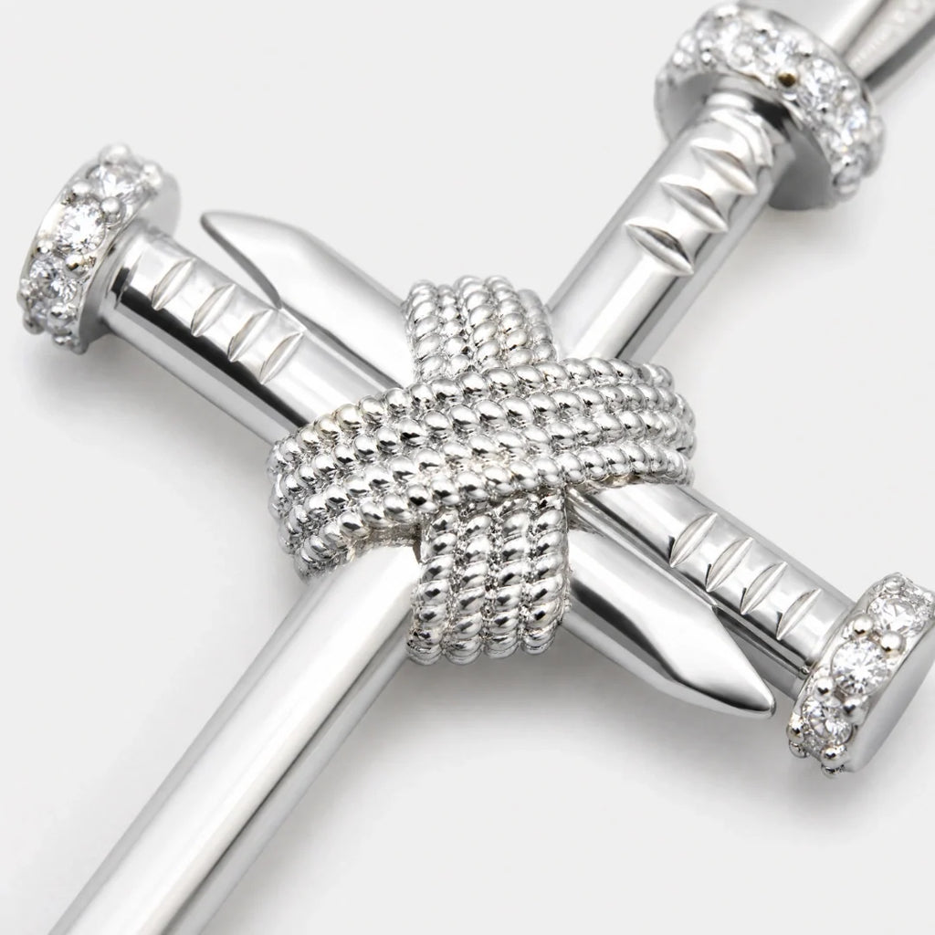 Nail Cross Pendant (Silver)