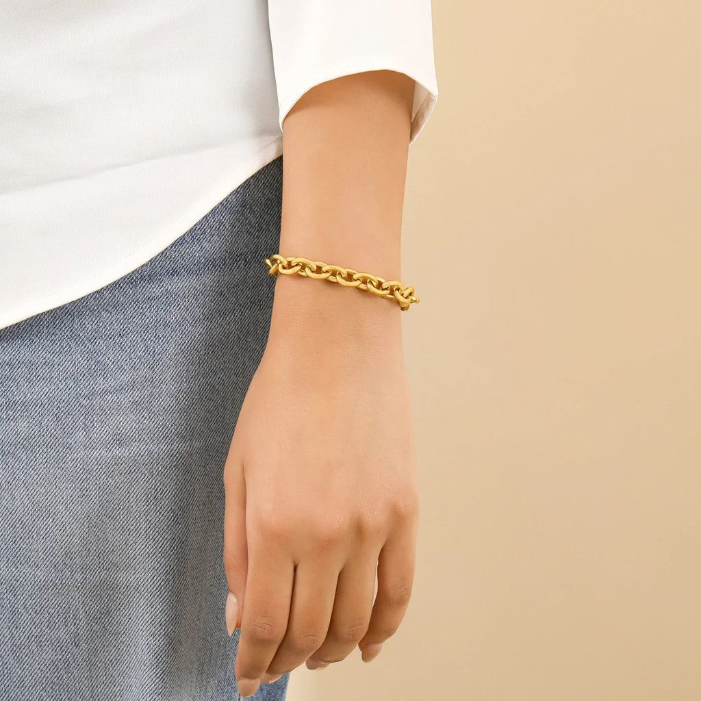 Chunky Rolo Chain Bracelet