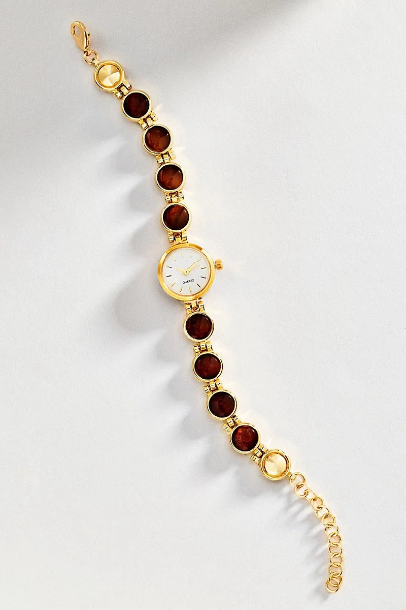 Multi-Stone Cateye Watch