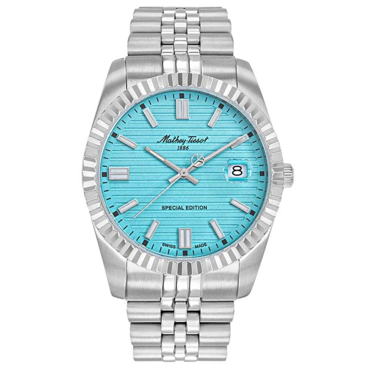 Mathey-Tissot Men's Mathy III Blue Dial Watch