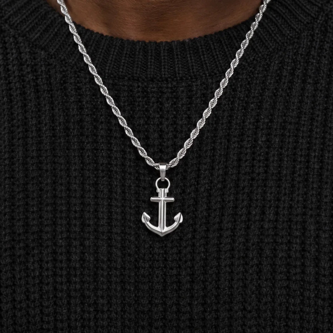 Anchor Pendant (Silver)