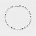 Women's Oval Bead Bracelet (Gold) - 2.5mm