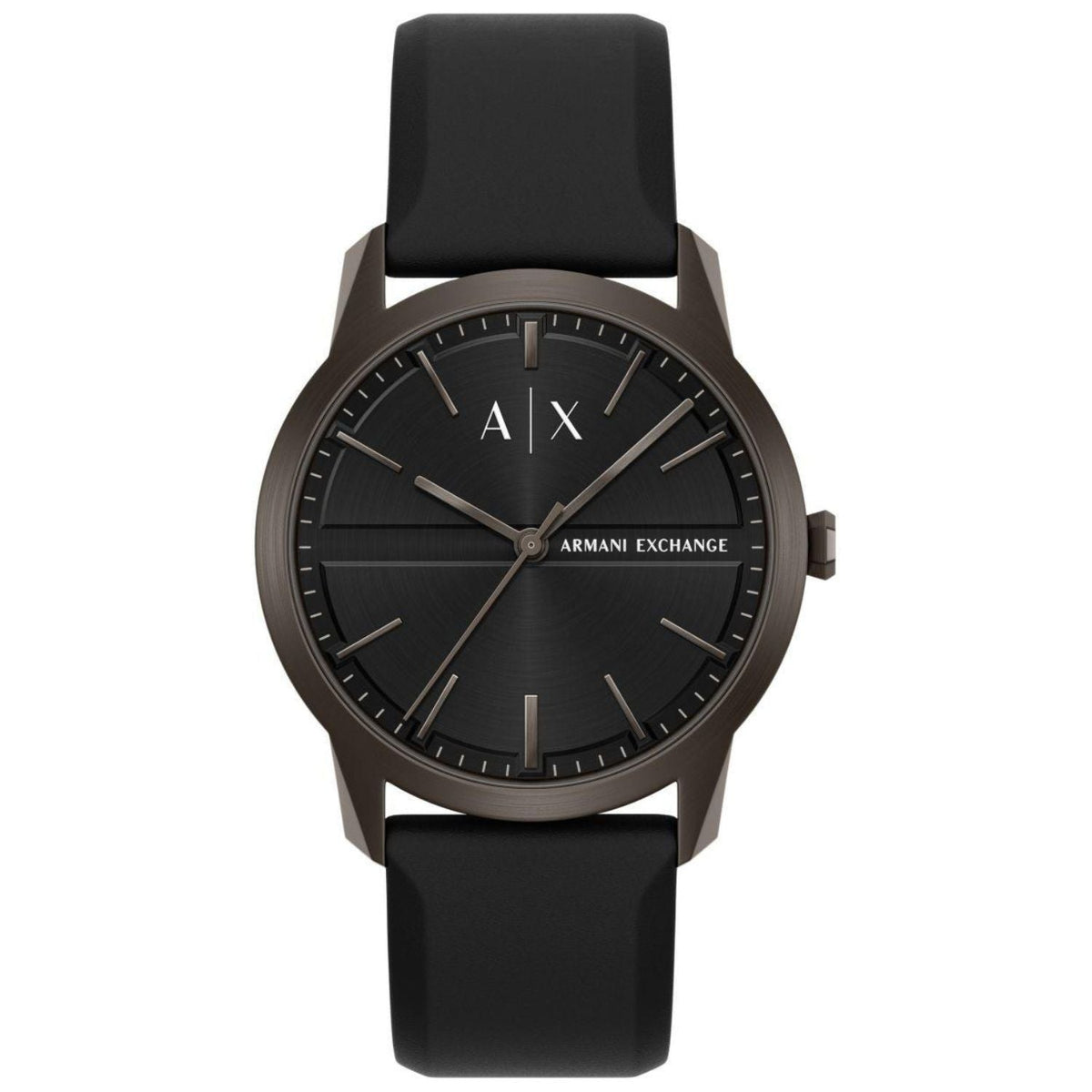 Armani Exchange Men's Lexon Black Dial Watch