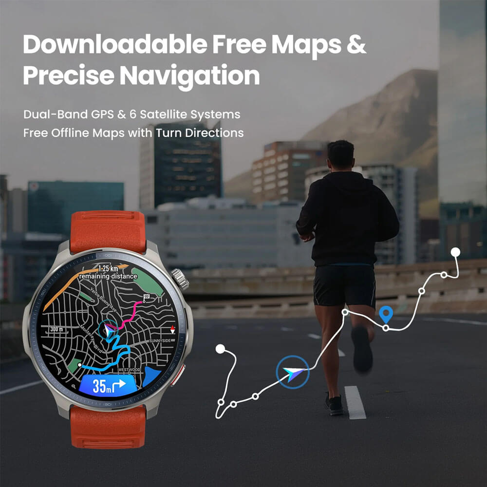 Amazfit Balance 2 Smart Watch - Black