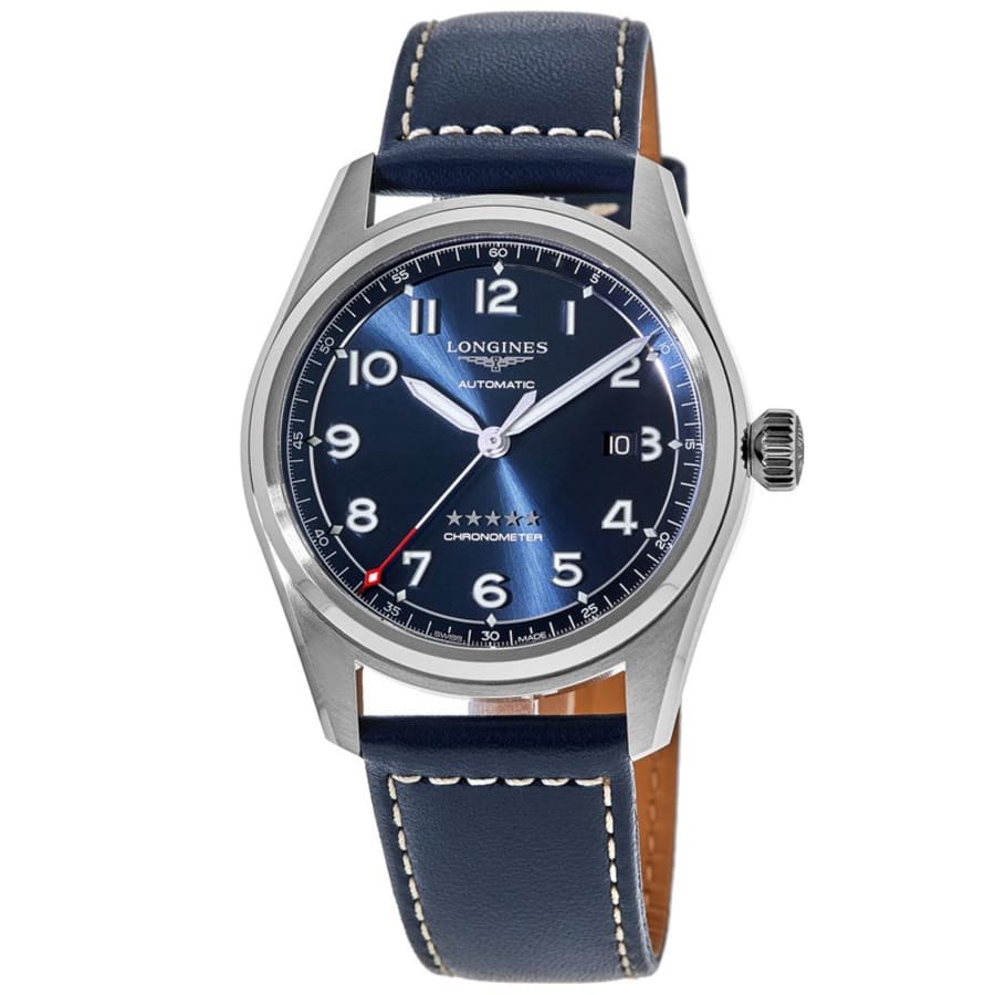Longines Spirit Blue Dial Leather Strap Men's Watch L3.811.4.93.0