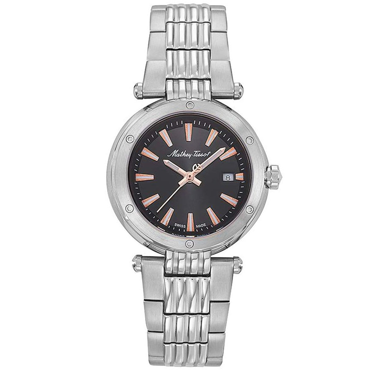 Mathey Tissot Women's Neptune Black Dial Watch