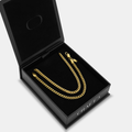 Cuban 4mm Gift Set (Gold)