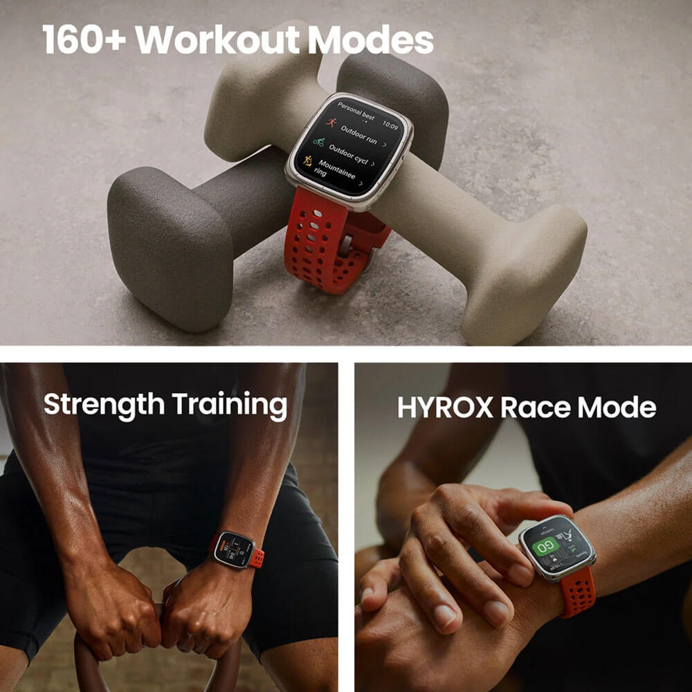 Amazfit Active 2 (Square) Smart Watch - Black Leather