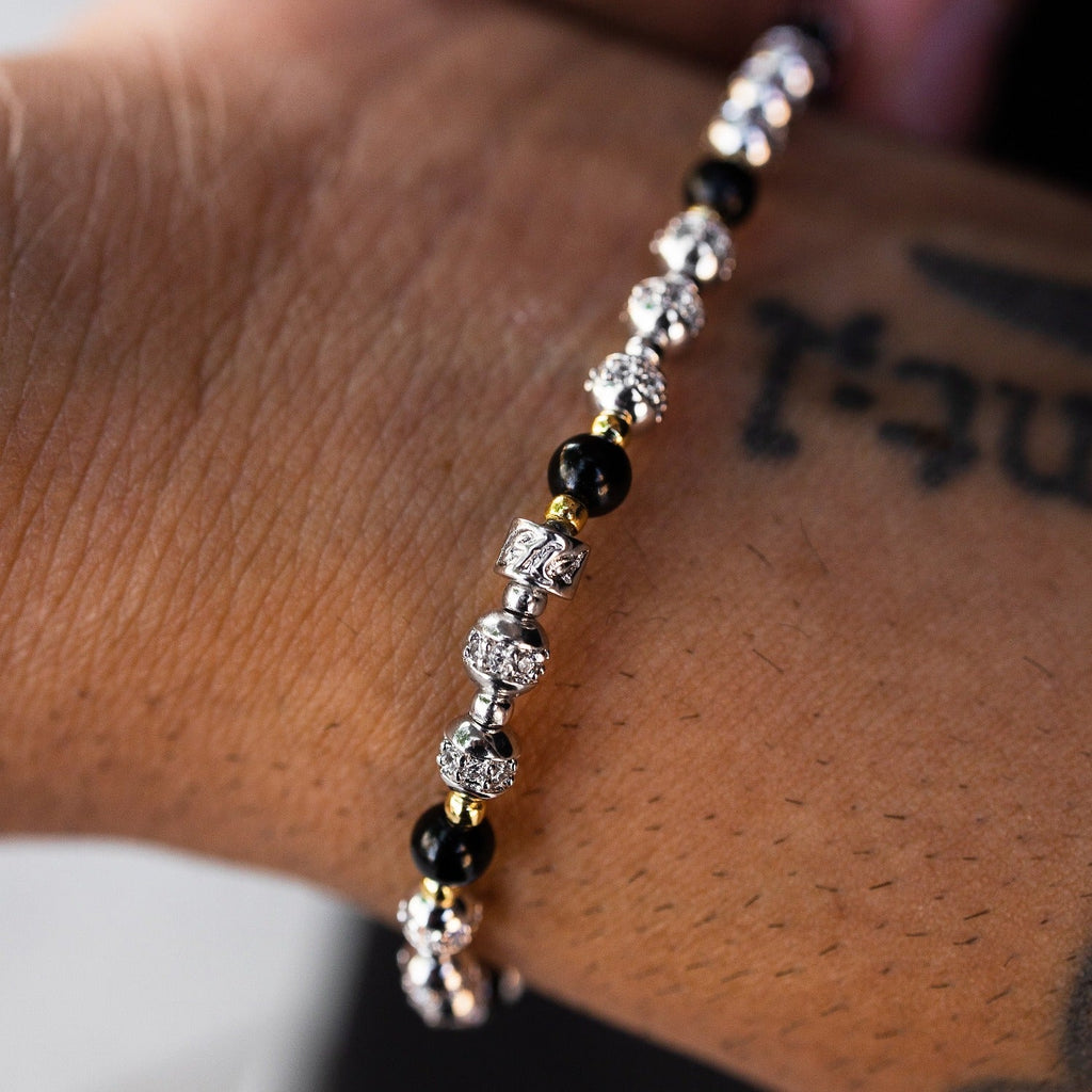 Sphere Iced Beaded Bracelet