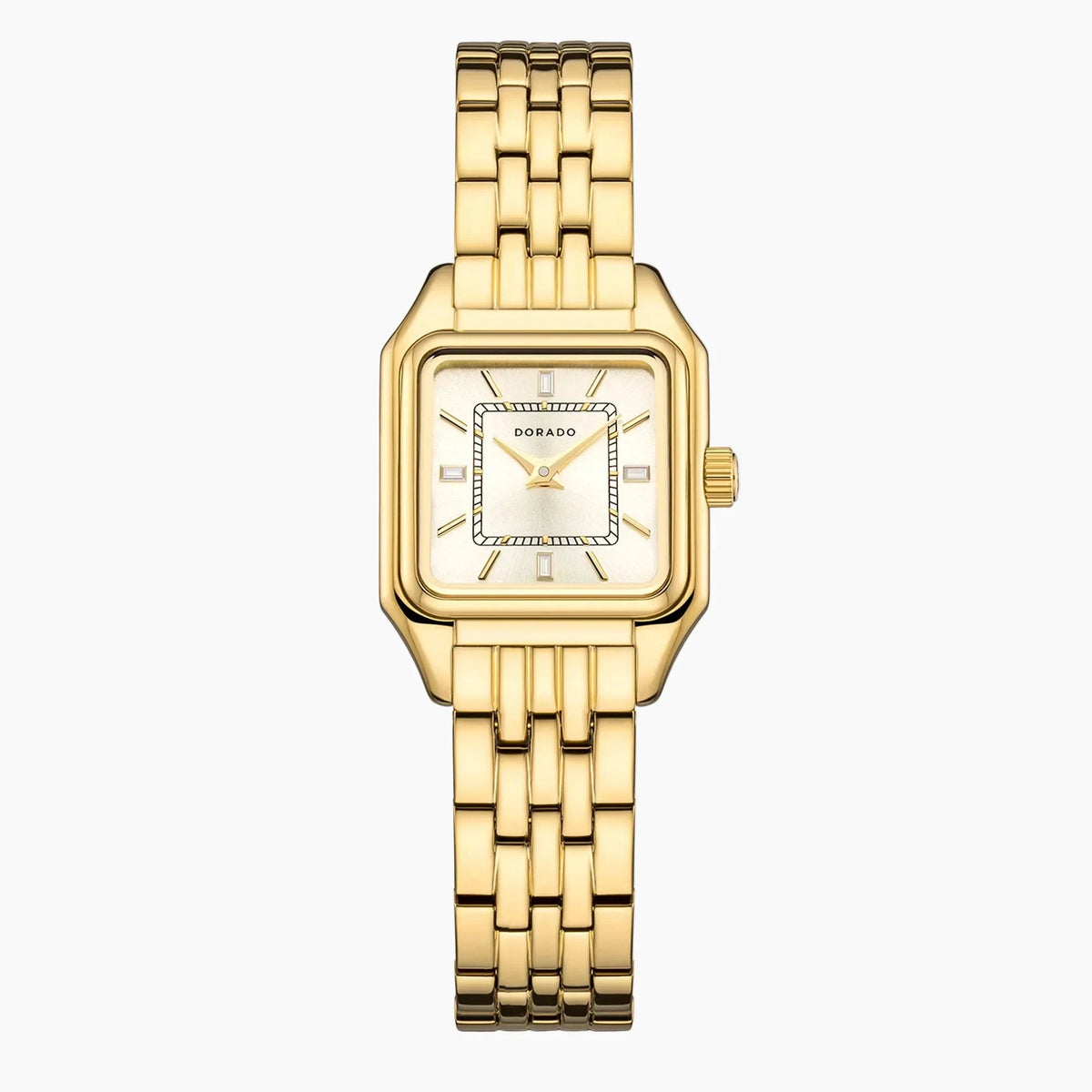 DORADO Satin Square Watch - Gold