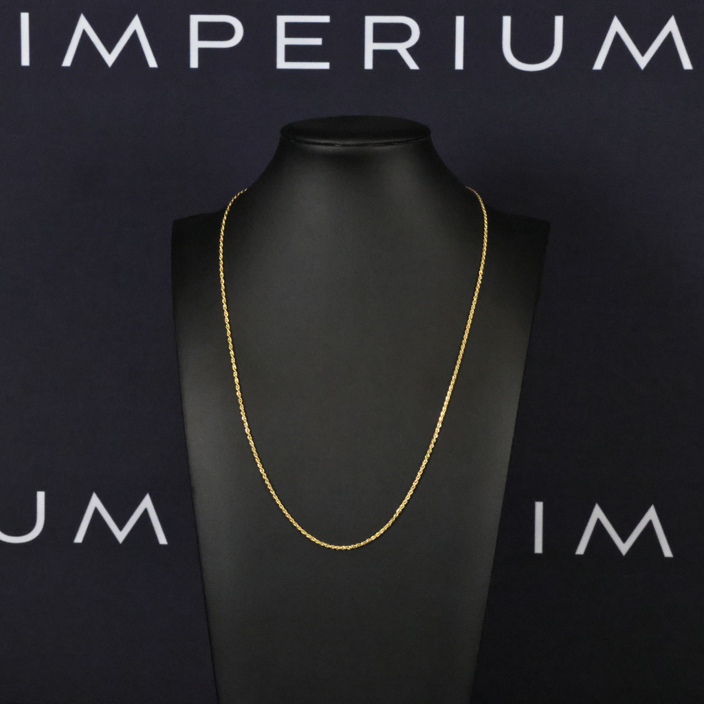 Solid Gold Rope Chain - 1.5mm